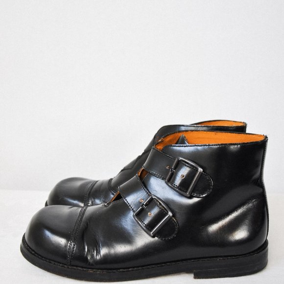 Vintage Round Toe Leather Boots - Picture 2 of 15